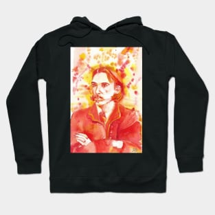 ROBERT LOUIS STEVENSON - watercolor portrait .1 Hoodie